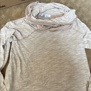 Elegant Beige Long Sleeve Women's Top